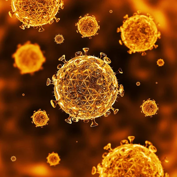 Σωματίδια του ιού HIV — Φωτογραφία Αρχείου