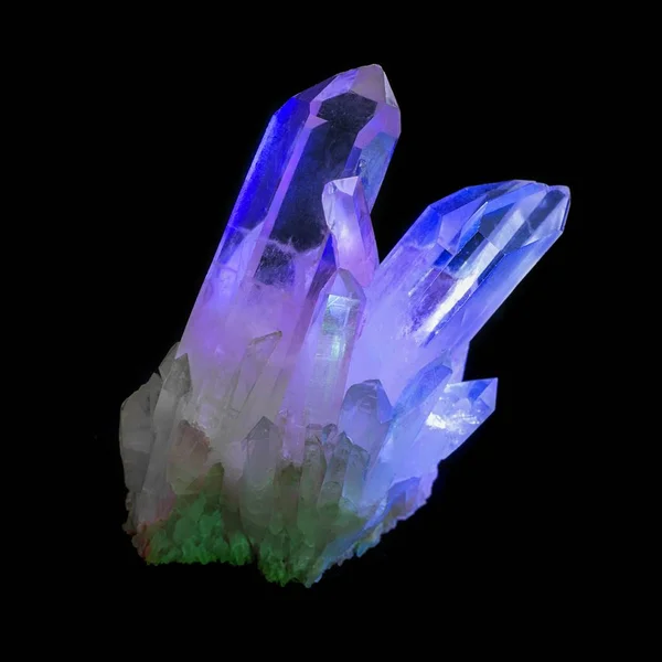 Complex Quartz crystal — Stock Photo, Image
