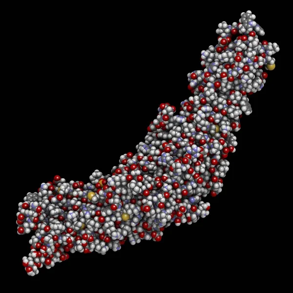 コレステリル エステル転送タンパク質分子 — ストック写真