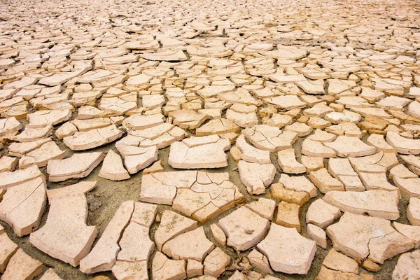 Natural Pattern Dry Desert Soil Full Frame — Stock Photo, Image