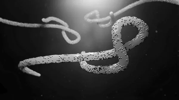 Вирус Эболы Цифровая Иллюстрация — стоковое фото