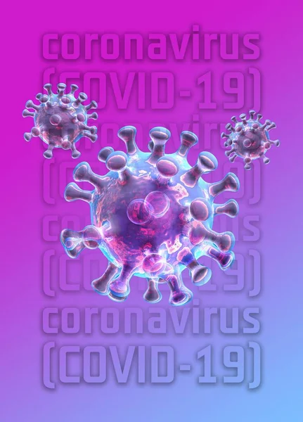 Covid Coronavirus Conceptuele Illustratie — Stockfoto