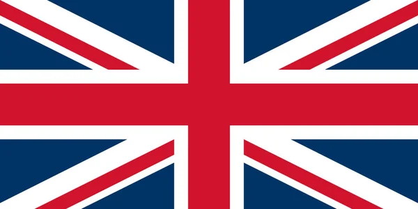 Flagge Großbritanniens — Stockvektor