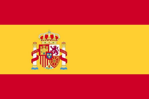 스페인의 국기 — 스톡 벡터