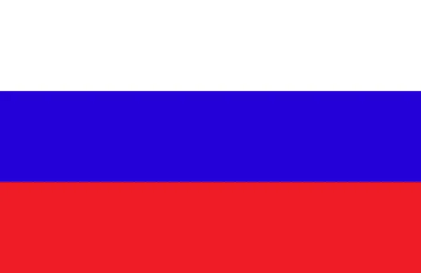 Bandera de Rusia — Vector de stock