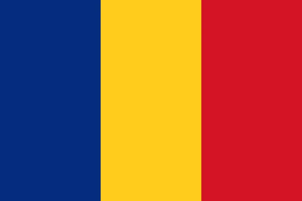 Flaga Rumunii — Wektor stockowy