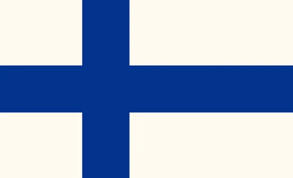 Flagge Finnlands — Stockvektor