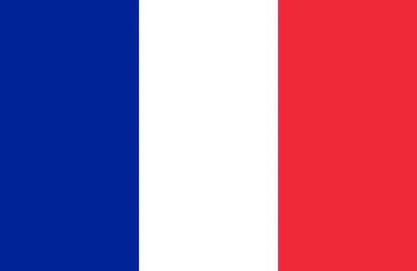 Bandera de France — Vector de stock