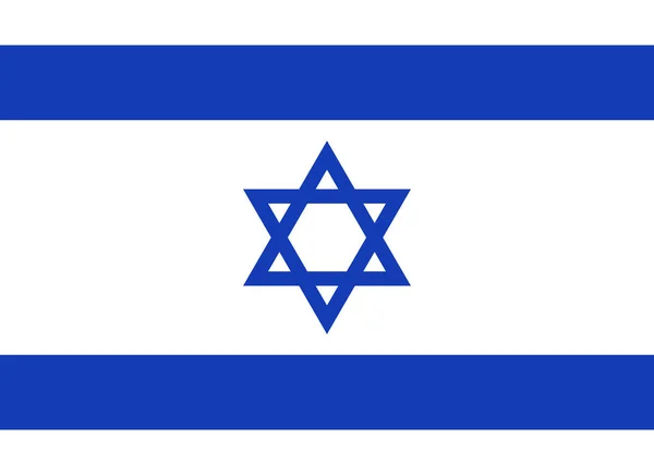 Bandera de Israel — Vector de stock