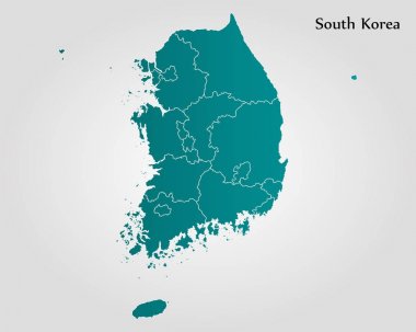 Güney Kore Haritası