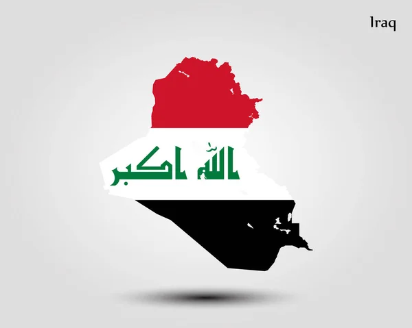 Carte de l'Irak — Image vectorielle