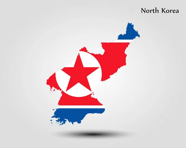 Map of North Korea — Stock Vector