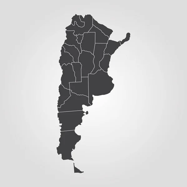 Мапа Аргентинської Республіки — стоковий вектор
