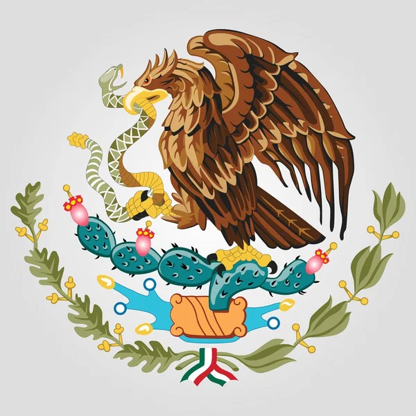 Coat of arms of Mexico — Stock Vector