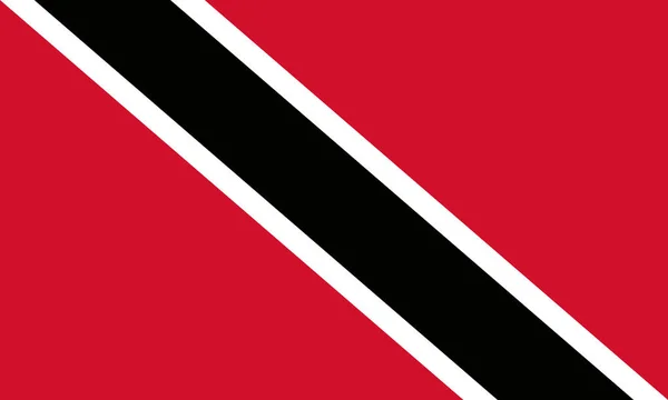 Flagge von Trinidad und Tobago — Stockvektor