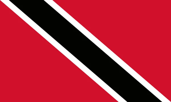 Bandeira de Trinidad e Tobago — Vetor de Stock