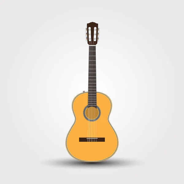 Guitarra de corte, Guitarra clásica, Instrumento de música — Archivo Imágenes Vectoriales