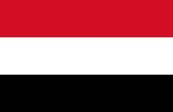 Прапор Ємену — стоковий вектор