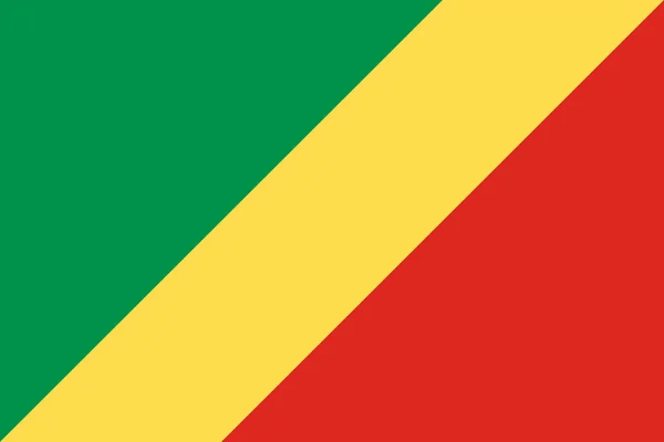 Bandeira do Congo — Vetor de Stock