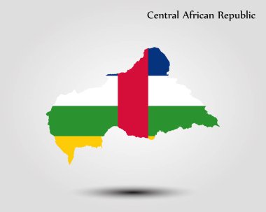 Orta Afrika Cumhuriyeti Haritası