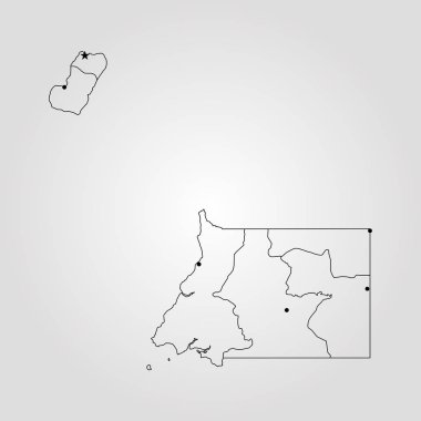 Ekvator Gine Haritası