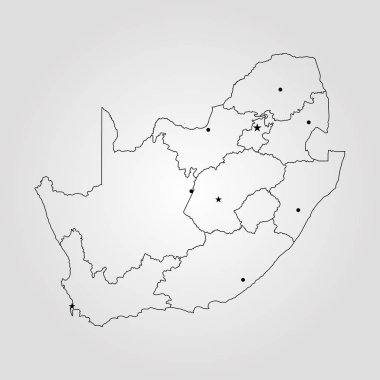 Güney Afrika haritası