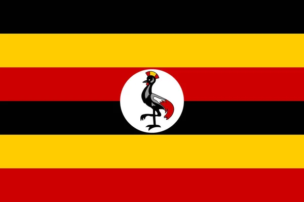 Flag of Uganda — Stock Vector