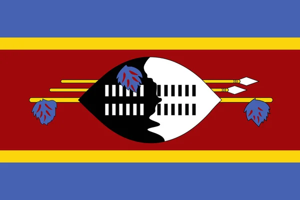 Flag of Swaziland — Stock Vector