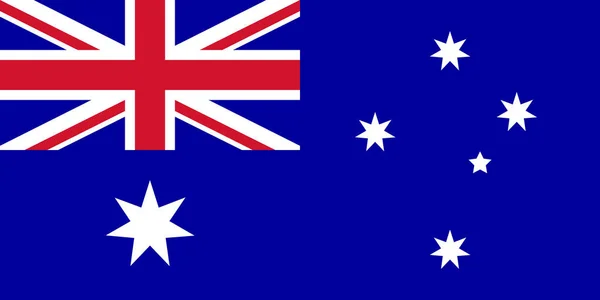 Vlag van Australië — Stockvector