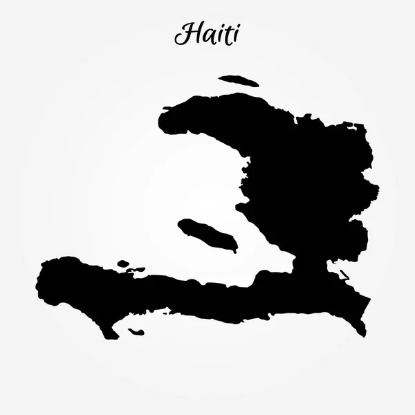 Haiti Térkép아이티의 지도 — Stock Vector