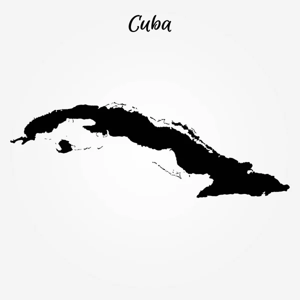 쿠바의 지도 — 스톡 벡터