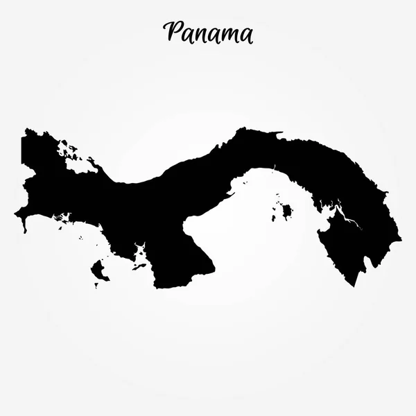 파나마의 지도 — 스톡 벡터