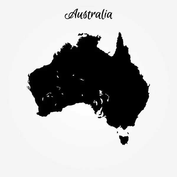 Mapa da Austrália —  Vetores de Stock