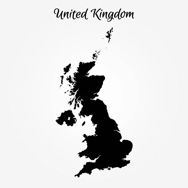 Mapa do Reino Unido —  Vetores de Stock