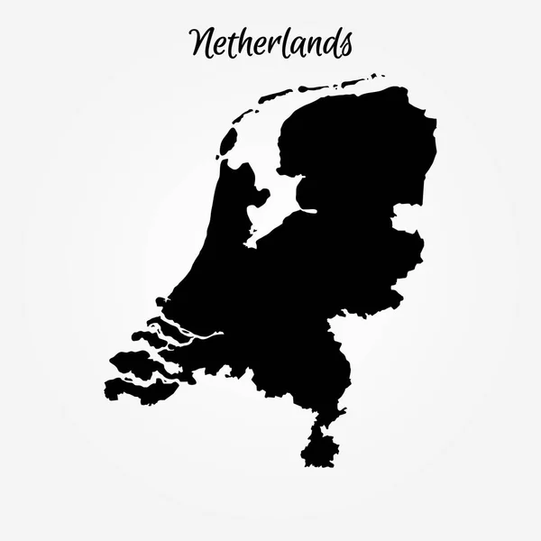 แผนที่ ราชอาณาจักรเนเธอร์แลนด์ — ภาพเวกเตอร์สต็อก