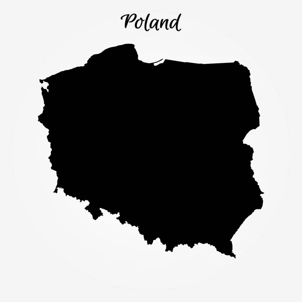 Mapa Polski — Wektor stockowy