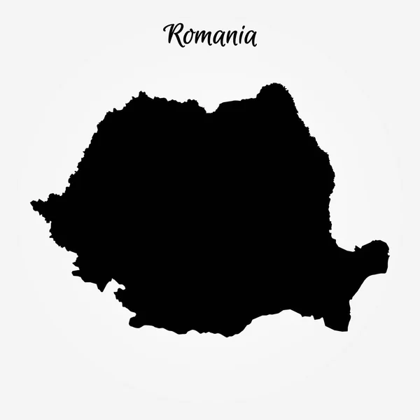 Mapa da Roménia — Vetor de Stock