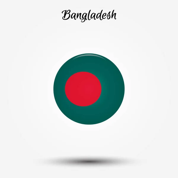 Bandera de Bangladesh icono — Archivo Imágenes Vectoriales