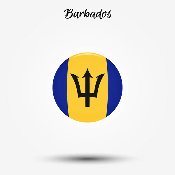 바베이도스 아이콘의 국기 — 스톡 벡터