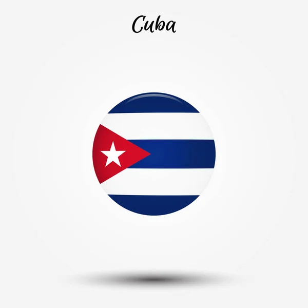 쿠바 아이콘의 국기 — 스톡 벡터