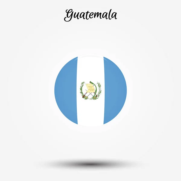 Σημαία της Γουατεμάλας εικονίδιο — Διανυσματικό Αρχείο