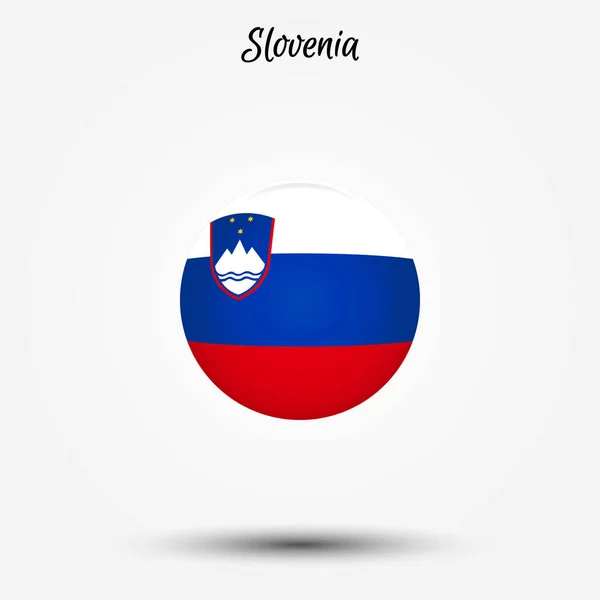 Slovenya simgesi bayrağı — Stok Vektör