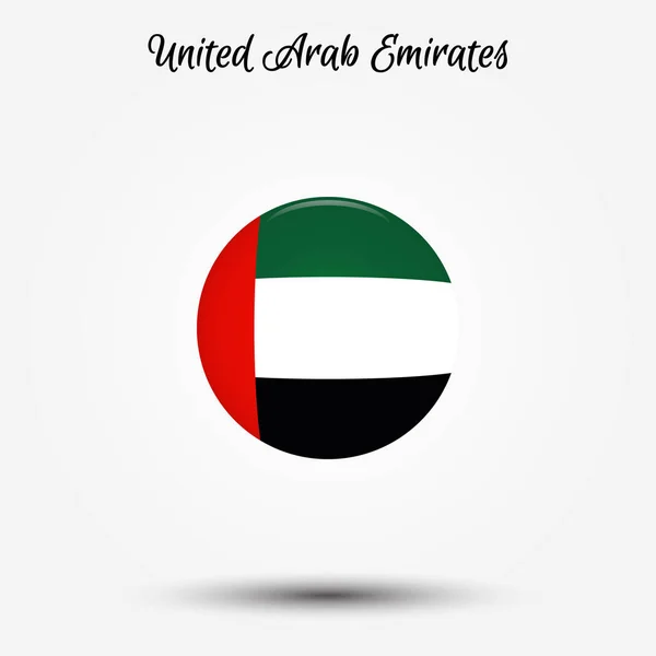 Flag of United Arab Emirates icon — Stock Vector