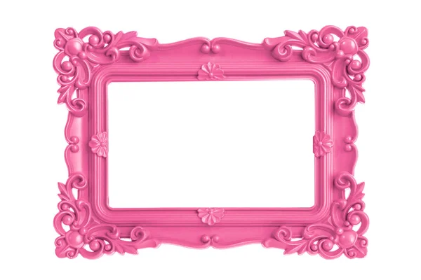 粉红色图片框架 — 图库照片