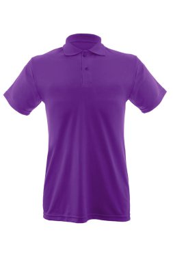 Mockup bir adamın t-shirt üzerinde beyaz bir arka plan şablonu