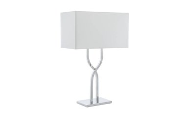 küçük beyaz Abajur ile modern masa lambası