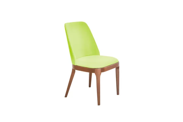 Färg trä och tyg stol — Stockfoto