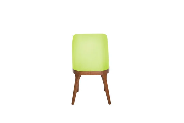 Färg trä och tyg stol — Stockfoto