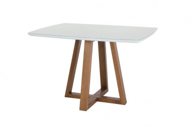 Beyaz arkaplanda ahşap modern tablo.