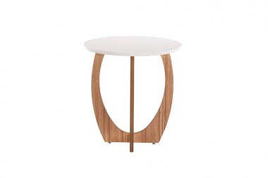 Beyaz arkaplanda ahşap modern tablo.